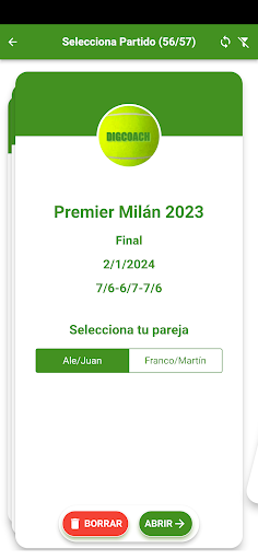 Android application Digcoach Analytics screenshort