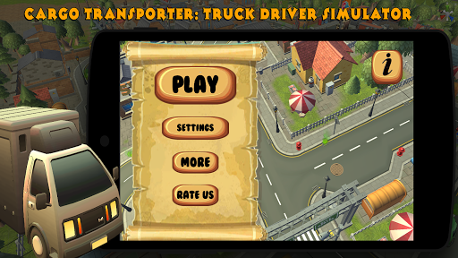 Cargo Transporter Truck Driver Simulation