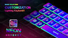 screenshot of Neon Led Keyboard Photo, Emoji