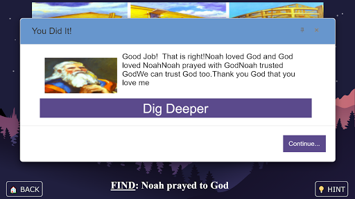 Bedtime Bible Bytes Screen 3