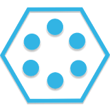 SL Theme Holo Blue Hexagon icon