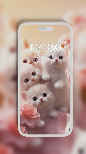 Cute Kitten Wallpaper Screen 3