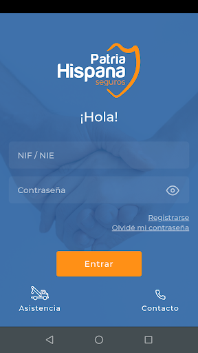 Android application PATRIA HISPANA SEGUROS screenshort