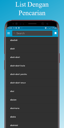Android application KBBI screenshort