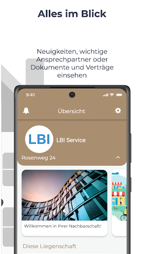 Android application LBI Service screenshort