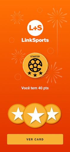 Android application LinkSports: mostre seu jogo screenshort