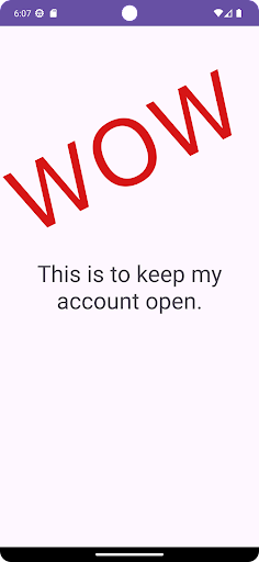 Keep Me Active Screen 2