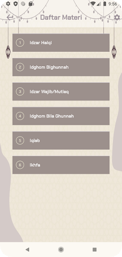 Belajar Tajwid Al-Quran Screen 2
