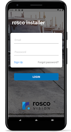 Android application Rosco Installer App screenshort