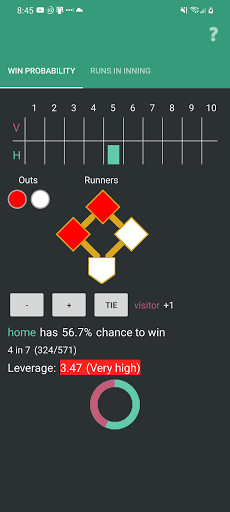 Android application Baseball Odds screenshort