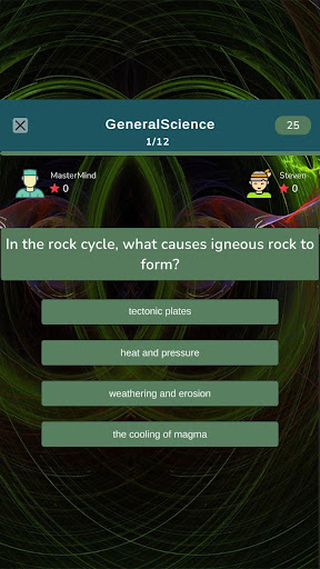 General Science Knowledge Test Screen 2