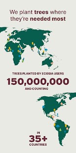 Ecosia: Browse to plant trees. Screenshot