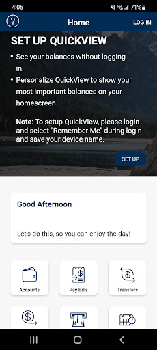 Android application OCCU Mobile Banking screenshort