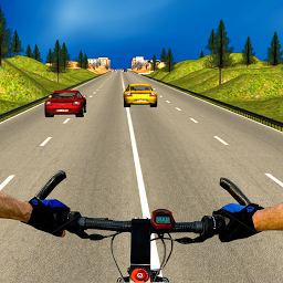 「Bicycle Rider Traffic Race 17」圖示圖片