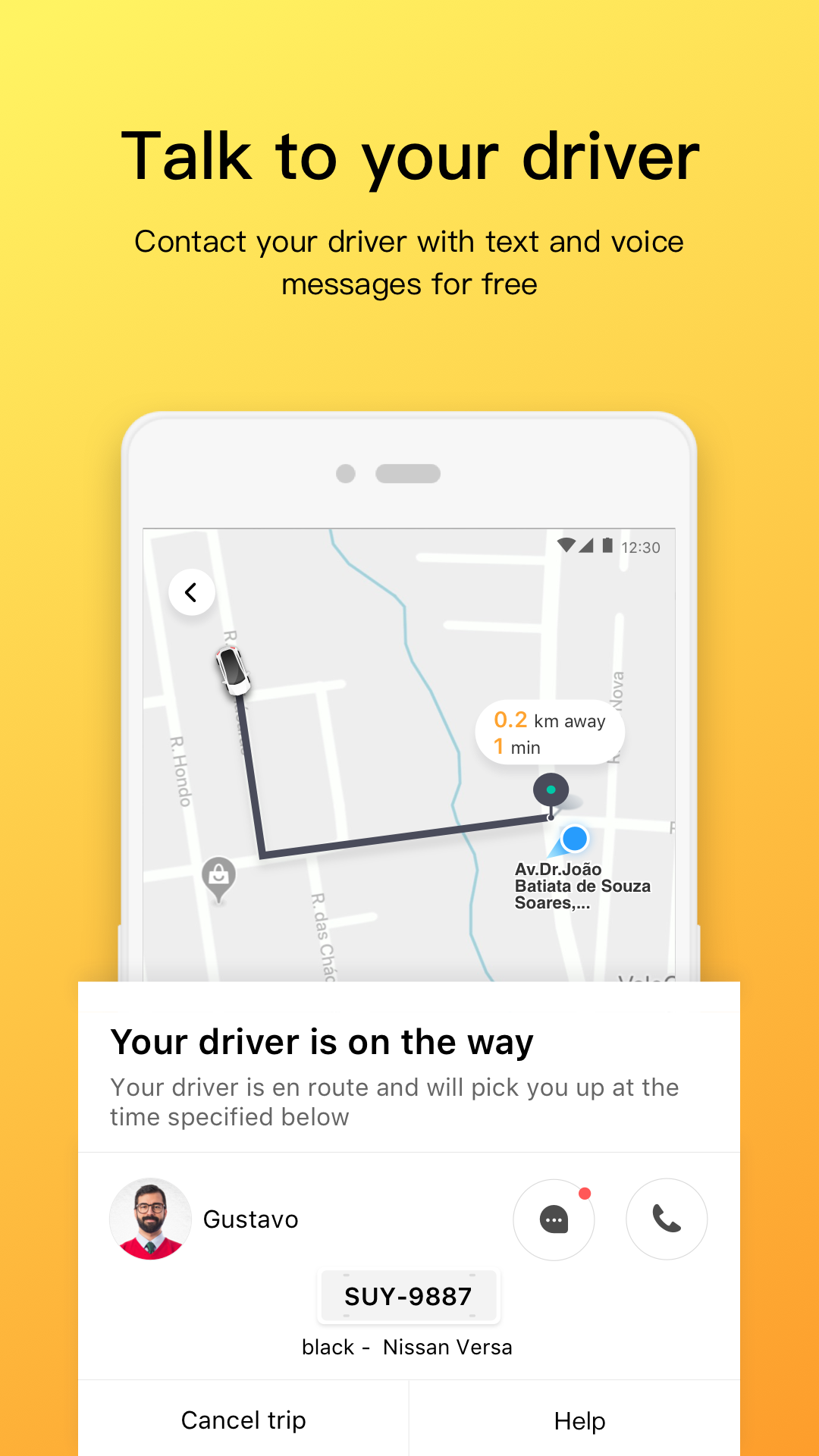 Android application 99 - Private Driver and Taxi screenshort