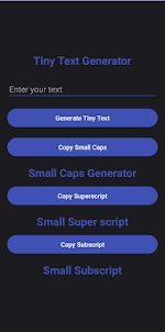 Tiny Text Generator Copy Paste