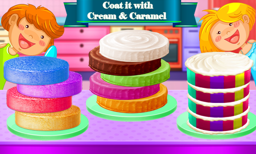 Rain Bow Cake Maker