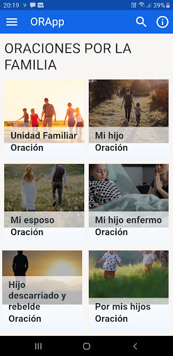 Android application ORApp screenshort