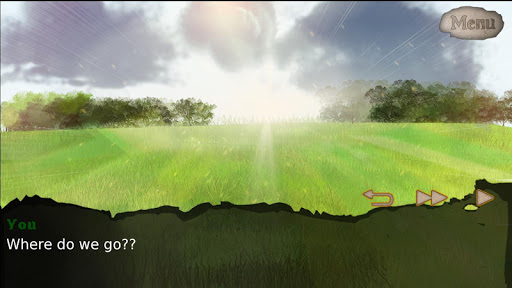 Up until the end - Visual nove Screen 2