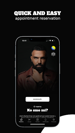 Android application Alens Barbershop screenshort