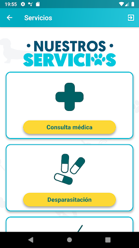 Android application Pet Service screenshort