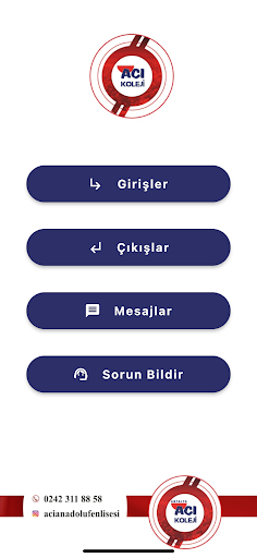 Android application Açı Koleji screenshort