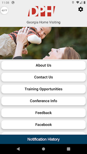 Android application Georgia Public Health Home Hea screenshort
