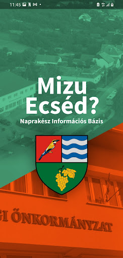Android application Mizu Ecséd? screenshort