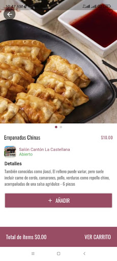 Salón Cantón Delivery Screen 3