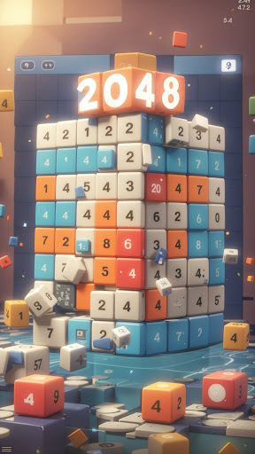 Android application 2048 Merge Cube screenshort