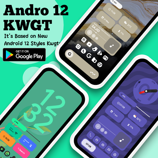 Android application Andro 12 KWGT screenshort