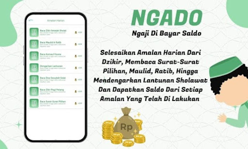Ngado Tips Ngaji Dapat Saldo