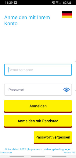 Android application Tempo-Team Portal screenshort