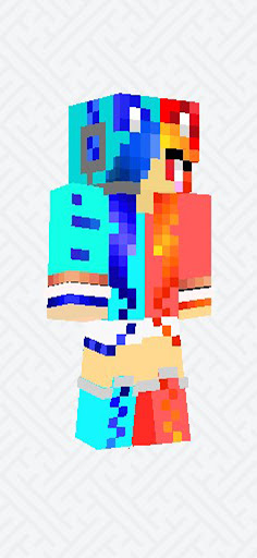 Skin Ice Fire For Minecraft PE