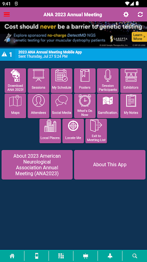 ANA Meetings Screen 2