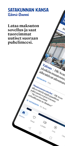 Android application Satakunnan Kansa Länsi-Suomi screenshort