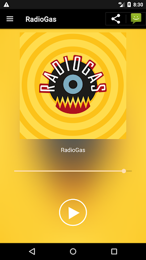 Android application RadioGas screenshort