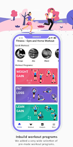 Android application Fitness - Gym & Home Workout screenshort