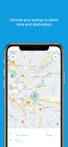 Pick Me Up Rideshare Screen 2