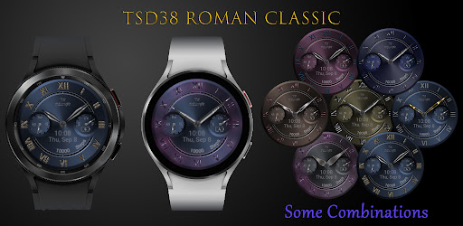 Android application TSD38 Roman Classic Watch Face screenshort