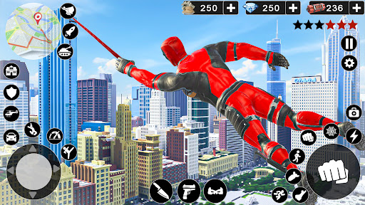 Spider Rope Hero Man Game androidhappy screenshots 2