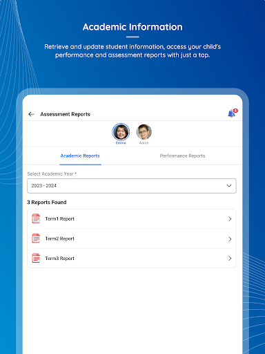 Screenshot of GEMS Connect