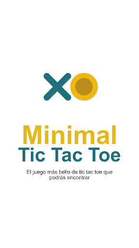 Android application Minimal tic tac toe screenshort