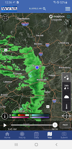 Screenshot of WVVA Weather