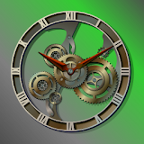 Steampunk Analog Clock Widget icon