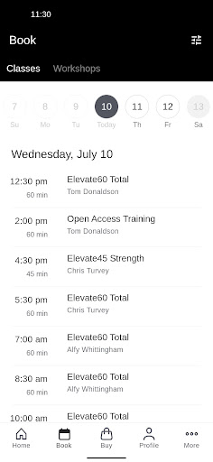 Elevate Fitness Studios Screen 2