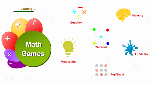 Android application Math Games for Adults screenshort