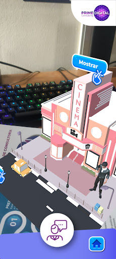 Android application Folleto Prime AR screenshort