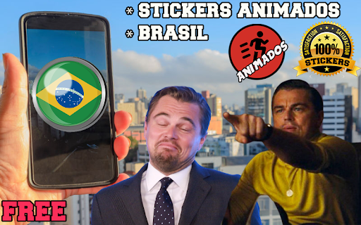 Android application Stickers Animados Brasil screenshort