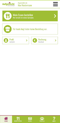 Aufgetischt Screen 2